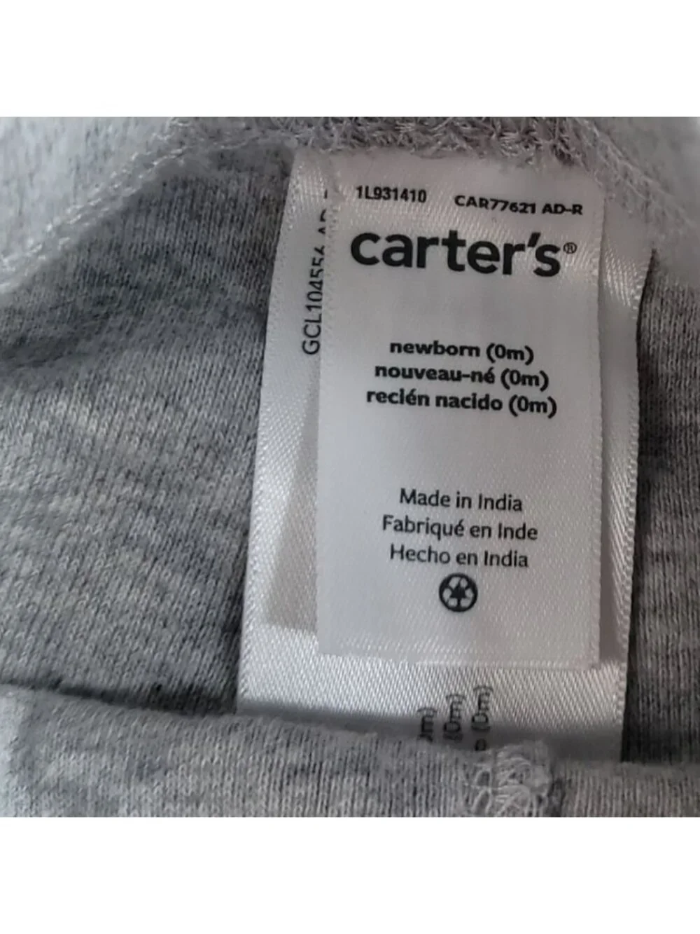 GAP Carter's H&M Lot of 4 Blue Gray Black Newborn Bodysuit Pull On Pants Joggers